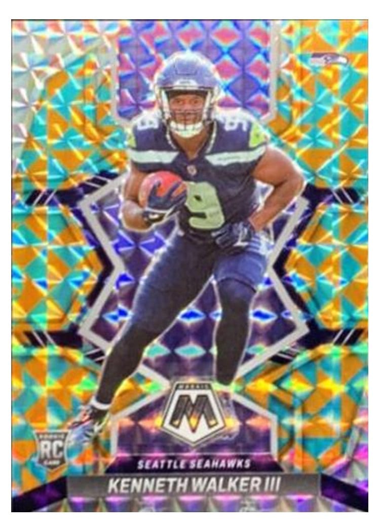2022 Panini Mosaic Kenneth Walker III #308 card