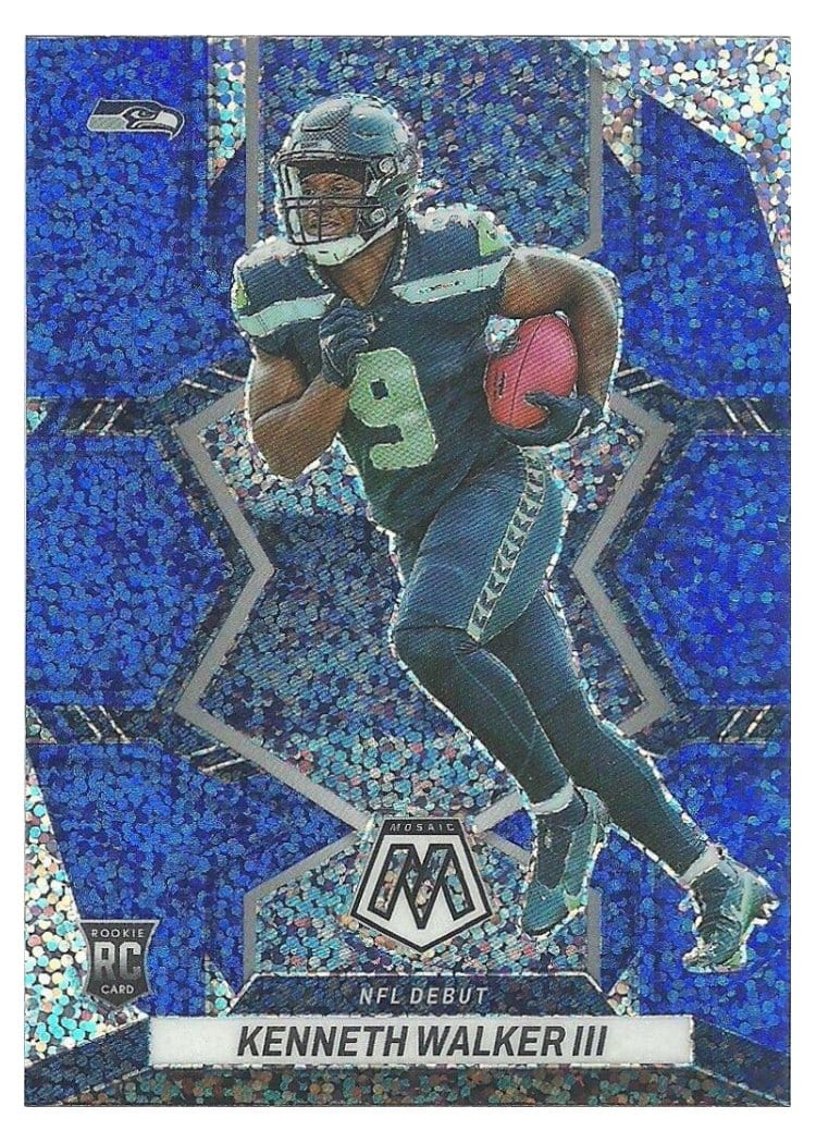 2022 Panini Mosaic Kenneth Walker III #308 card