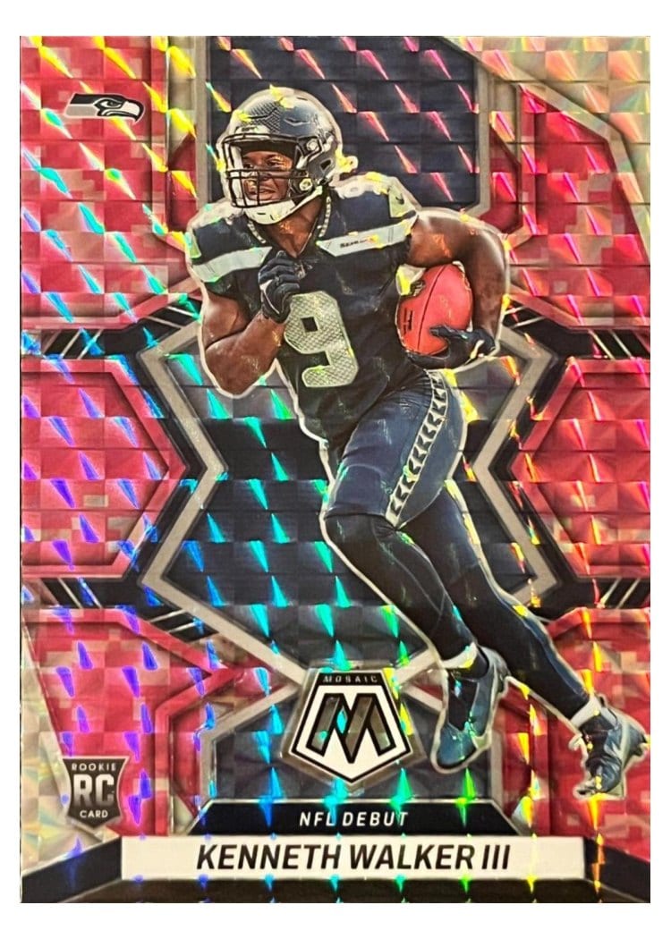 2022 Panini Mosaic Base Set Kenneth Walker III #284 card