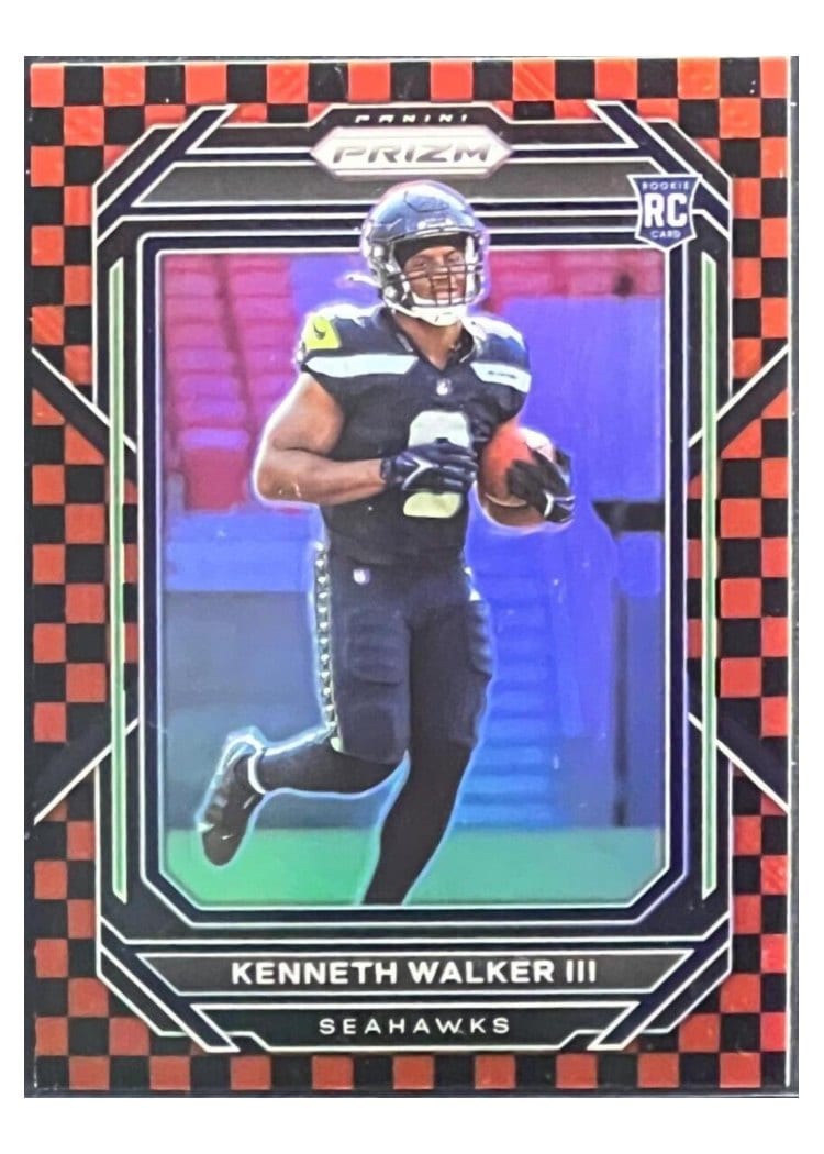 2022 Panini Prizm Kenneth Walker III #318 card