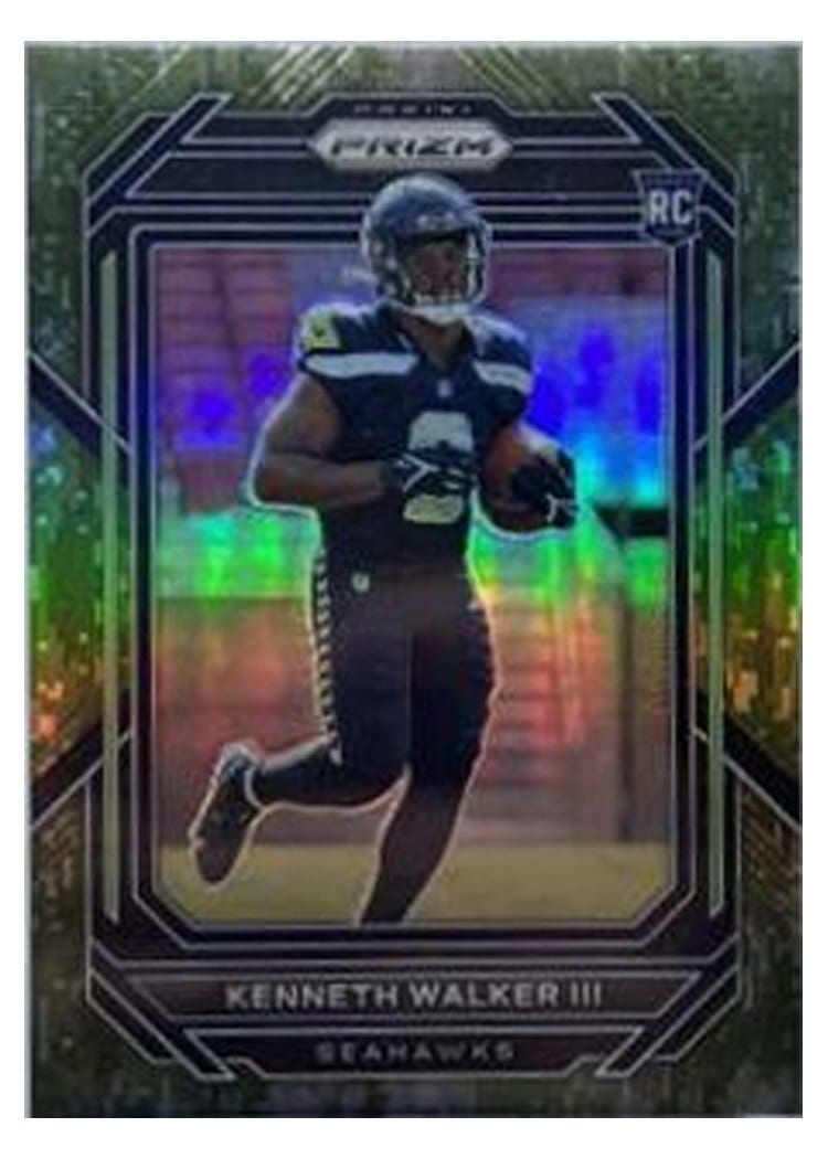 2022 Panini Prizm Kenneth Walker III #318 card
