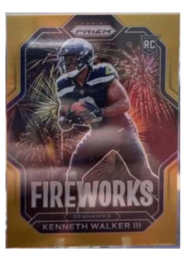 2022 Panini Prizm Kenneth Walker III #318 card