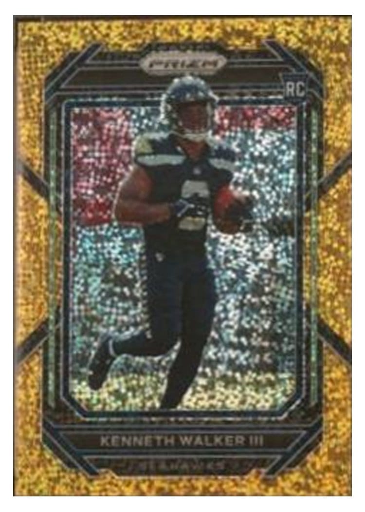 2022 Panini Prizm Kenneth Walker III #318 card
