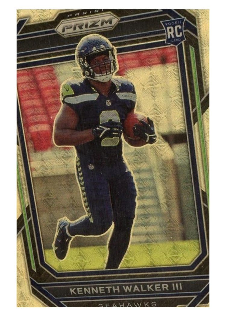 2022 Panini Prizm Kenneth Walker III #318 card