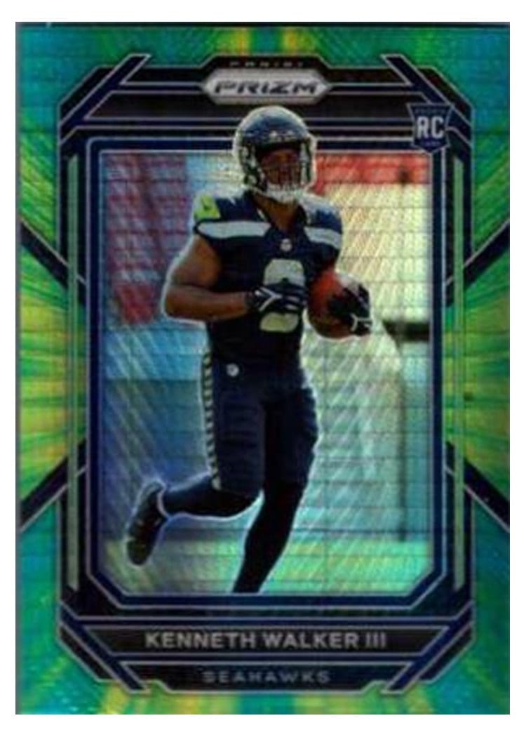 2022 Panini Prizm Kenneth Walker III #318 card