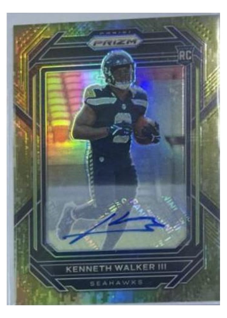 2022 Panini Prizm Kenneth Walker III #318 card