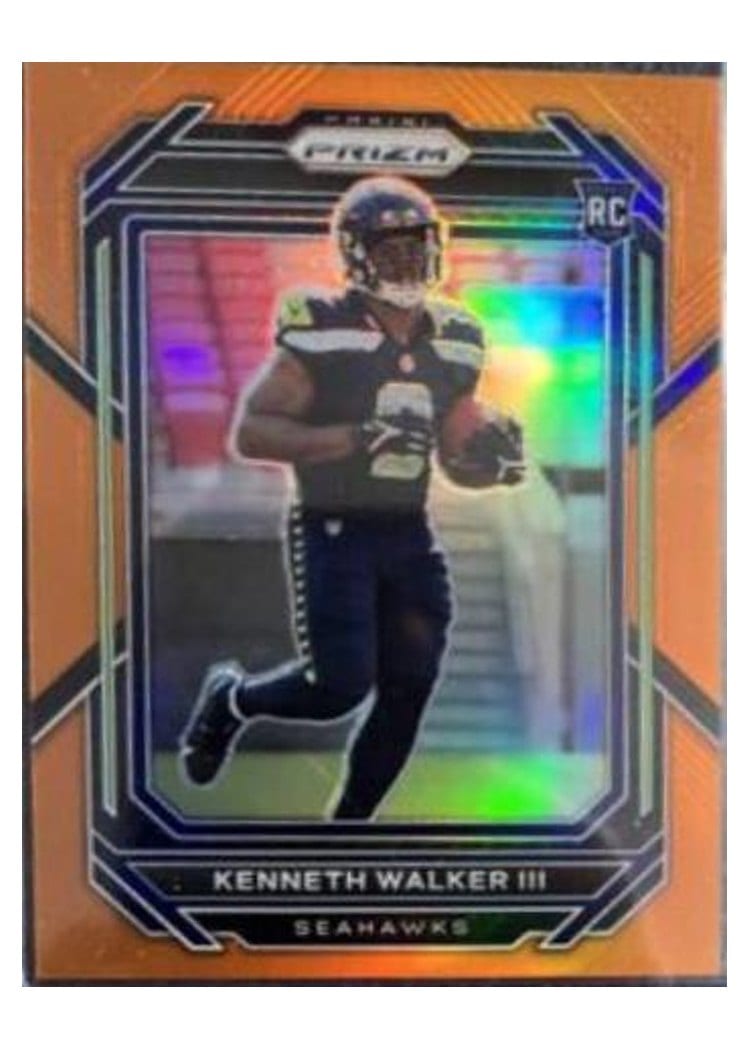 2022 Panini Prizm Kenneth Walker III #318 card