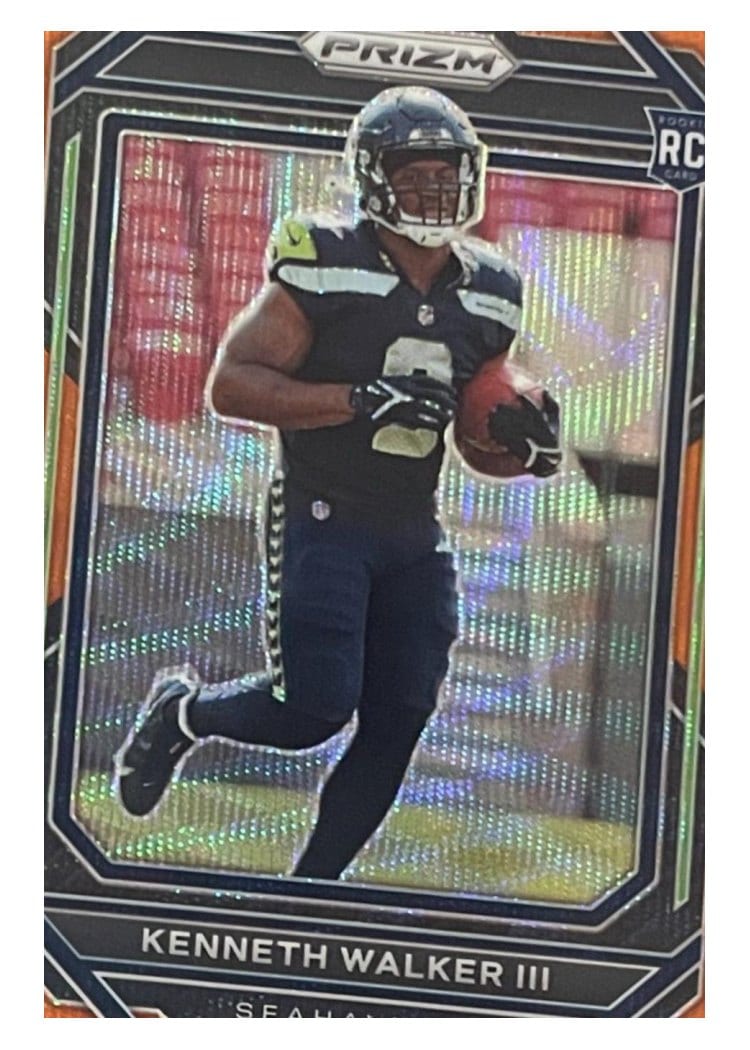 2022 Panini Prizm Kenneth Walker III #318 card