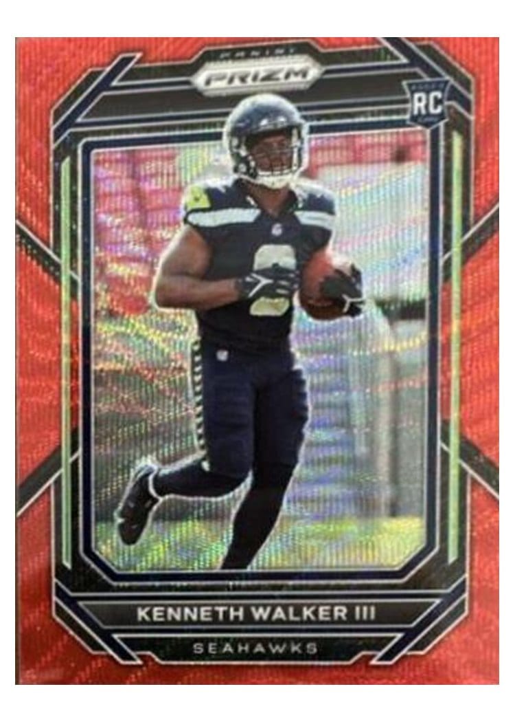 2022 Panini Prizm Kenneth Walker III #318 card