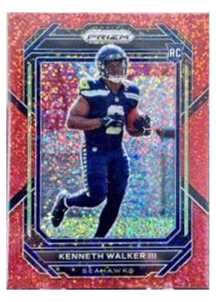2022 Panini Prizm Kenneth Walker III #318 card