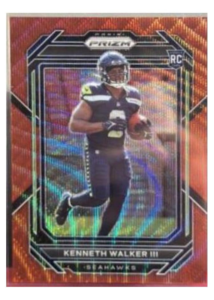2022 Panini Prizm Kenneth Walker III #318 card