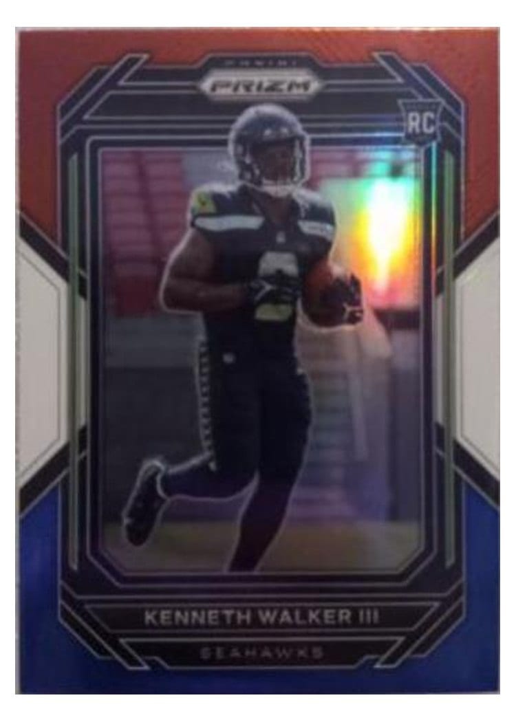 2022 Panini Prizm Kenneth Walker III #318 card