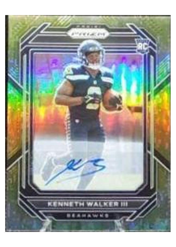 2022 Panini Prizm Kenneth Walker III #318 card