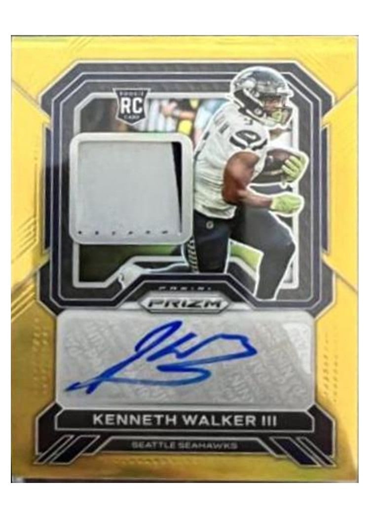 2022 Panini Prizm Kenneth Walker III #318 card
