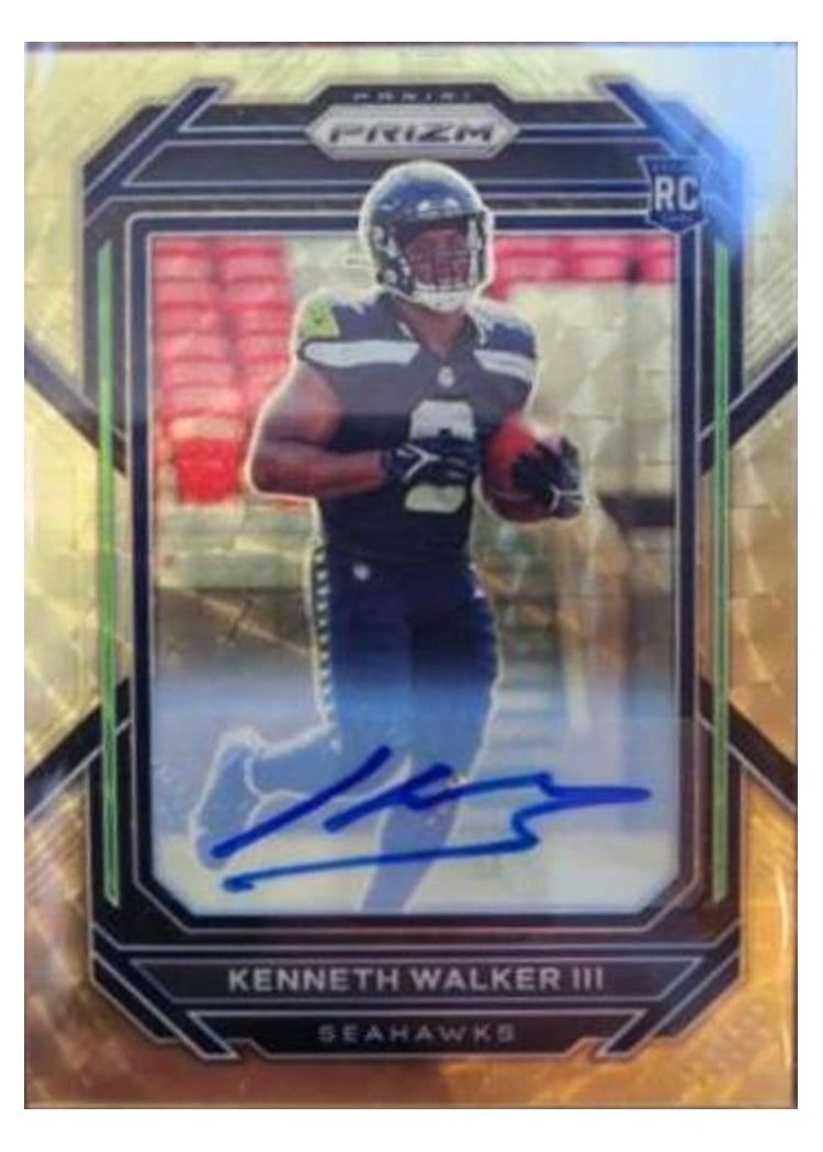 2022 Panini Prizm Kenneth Walker III #318 card