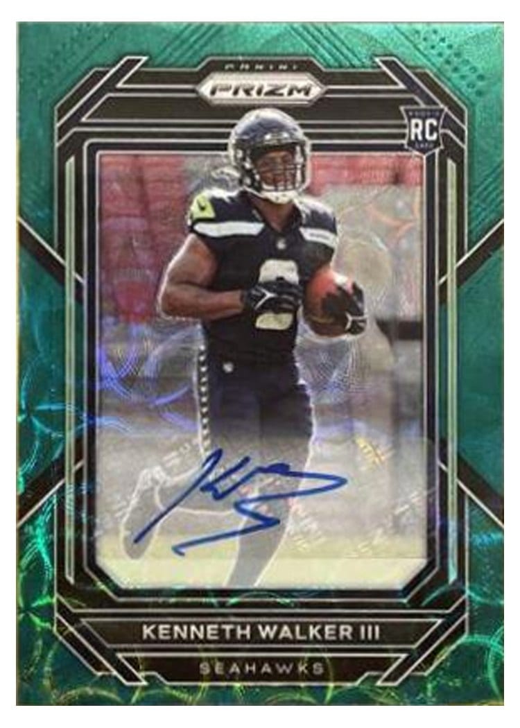 2022 Panini Prizm Kenneth Walker III #318 card