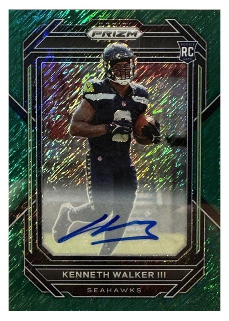 2022 Panini Prizm Kenneth Walker III #318 card