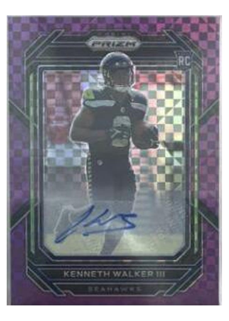 2022 Panini Prizm Kenneth Walker III #318 card