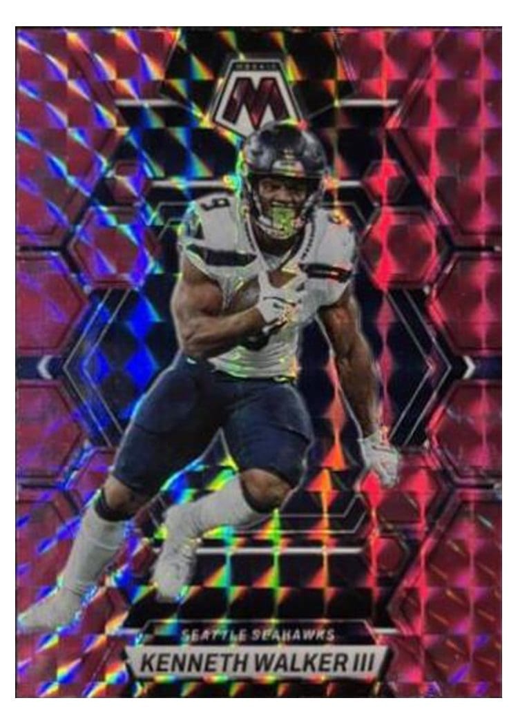2023 Panini Mosaic Base Set Kenneth Walker III #221 card
