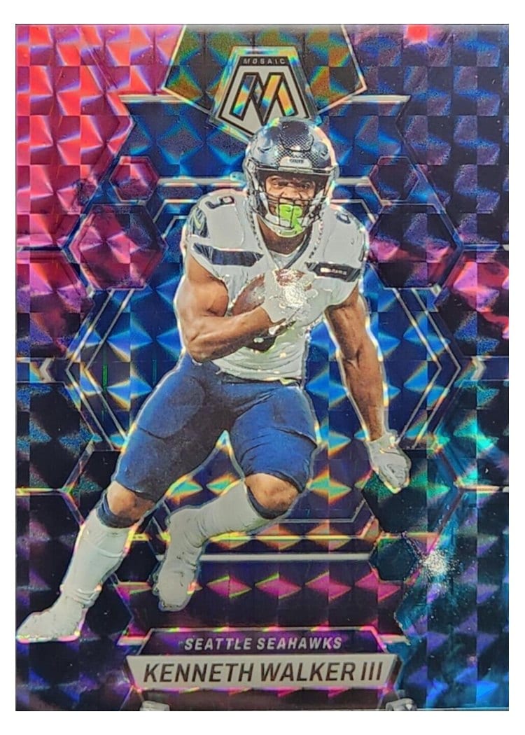 2023 Panini Mosaic Base Set Kenneth Walker III #221 card