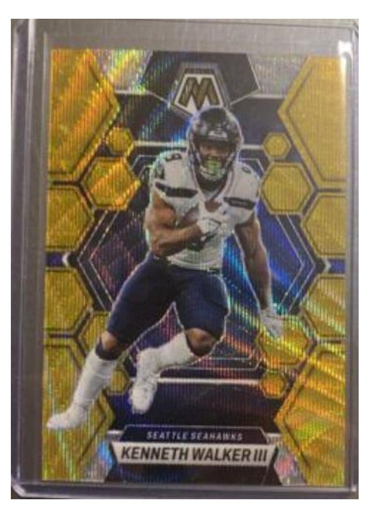 2023 Panini Mosaic Base Set Kenneth Walker III #221 card