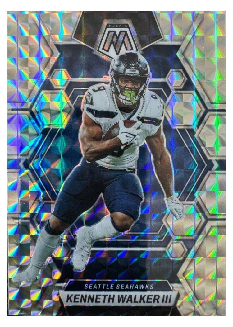 2023 Panini Mosaic Base Set Kenneth Walker III #221 card