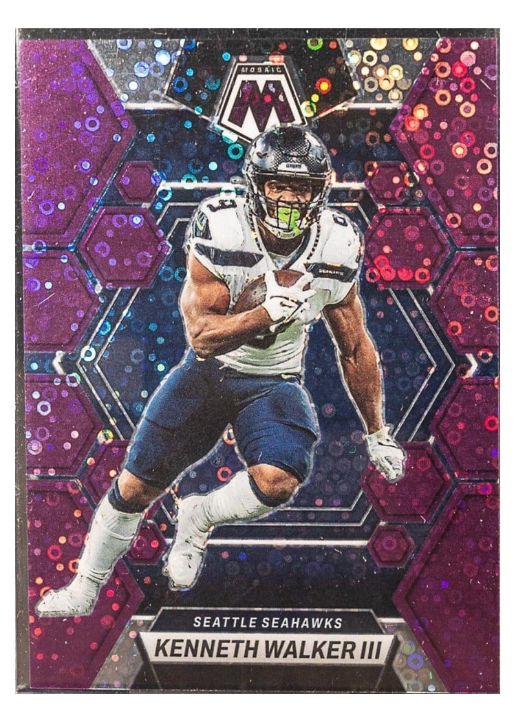 2023 Panini Mosaic Base Set Kenneth Walker III #221 card