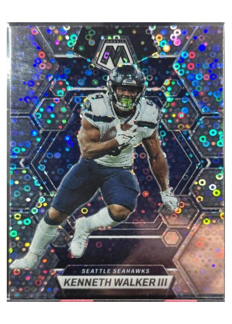 2023 Panini Mosaic Base Set Kenneth Walker III #221 card