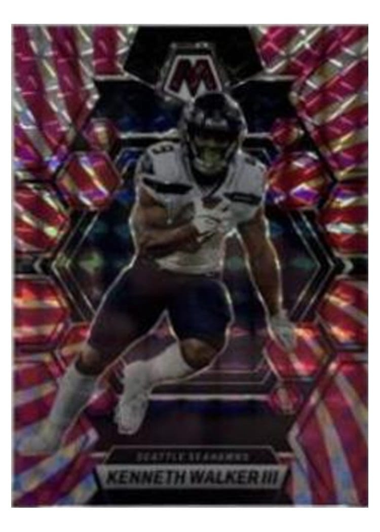 2023 Panini Mosaic Base Set Kenneth Walker III #221 card