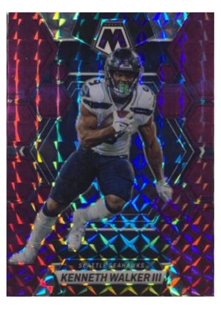 2023 Panini Mosaic Base Set Kenneth Walker III #221 card