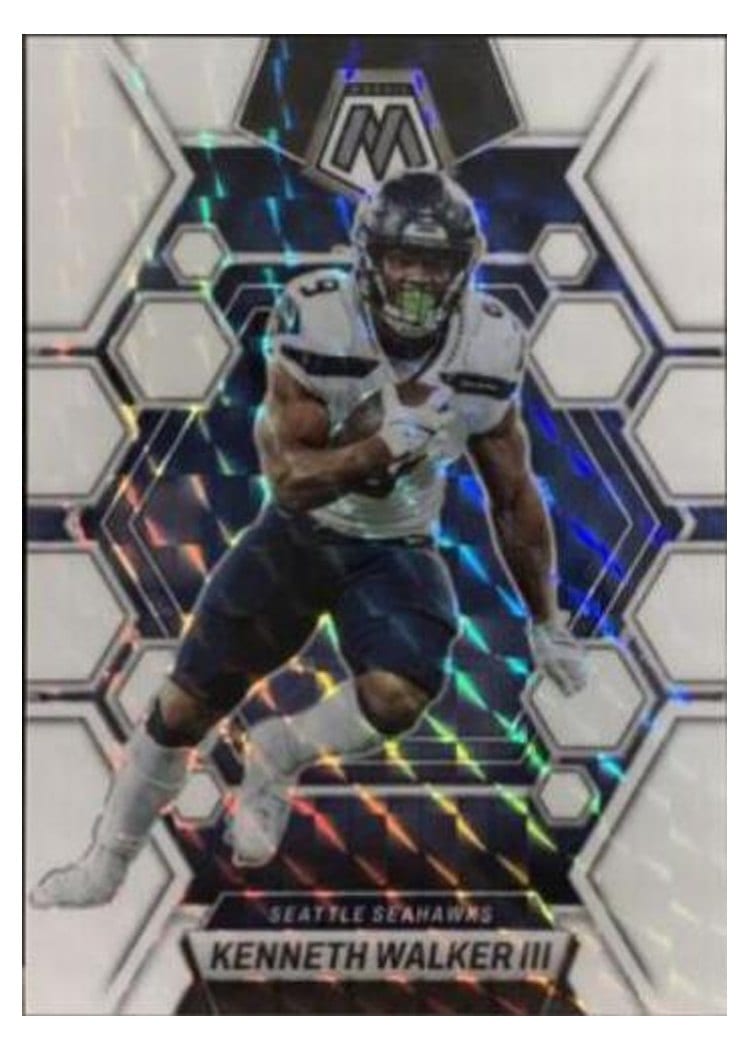 2023 Panini Mosaic Base Set Kenneth Walker III #221 card