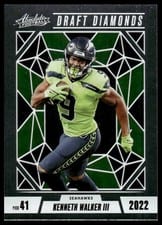 2024 Panini Absolute Draft Diamonds Kenneth Walker III #DD-KWR card