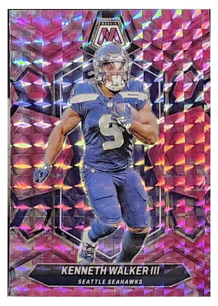 2024 Panini Mosaic Base Set Kenneth Walker III #198 card