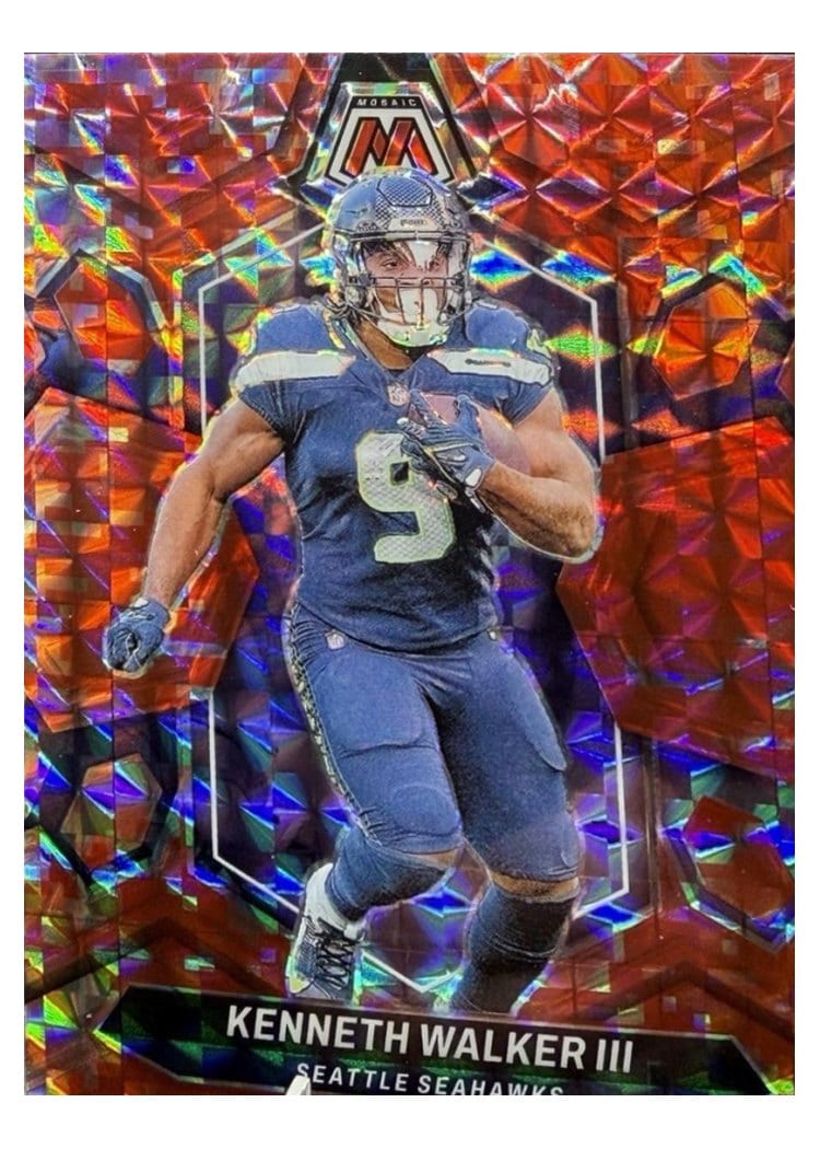 2024 Panini Mosaic Base Set Kenneth Walker III #198 card