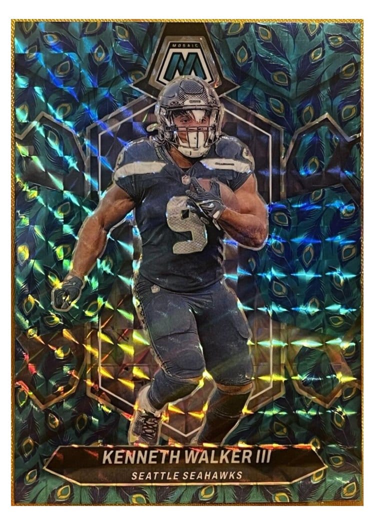 2024 Panini Mosaic Base Set Kenneth Walker III #198 card