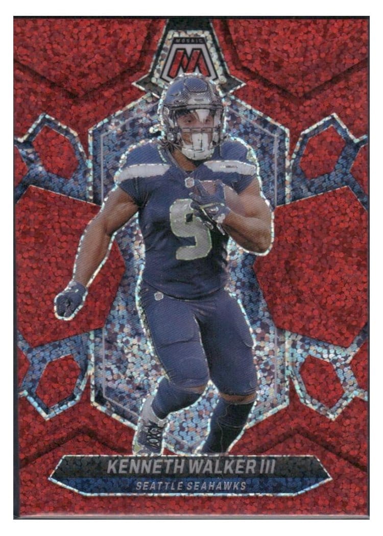 2024 Panini Mosaic Base Set Kenneth Walker III #198 card