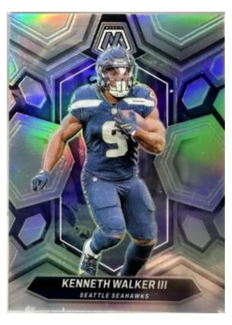 2024 Panini Mosaic Base Set Kenneth Walker III #198 card