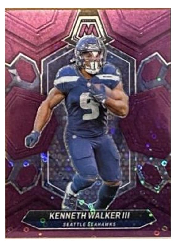 2024 Panini Mosaic Base Set Kenneth Walker III #198 card