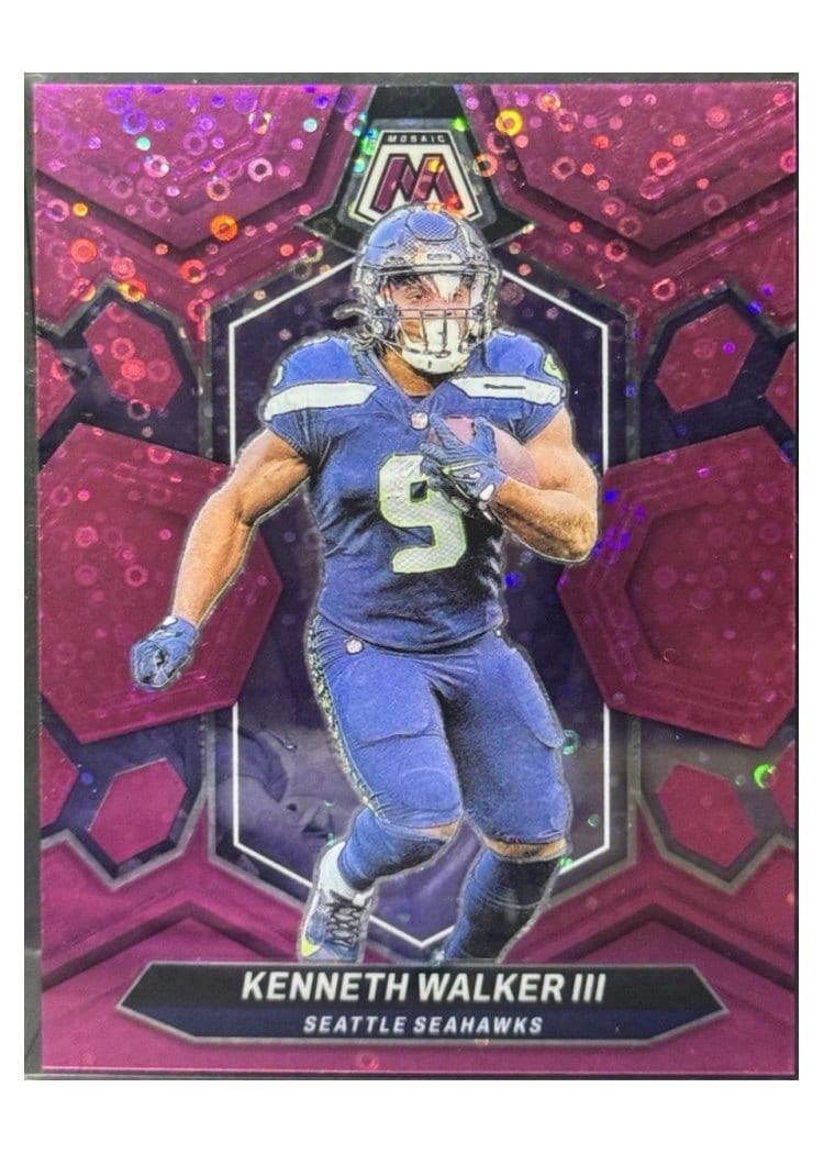 2024 Panini Mosaic Base Set Kenneth Walker III #198 card