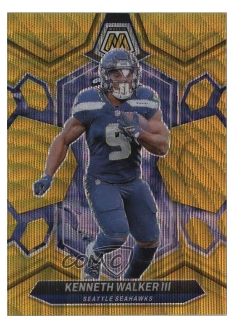 2024 Panini Mosaic Base Set Kenneth Walker III #198 card