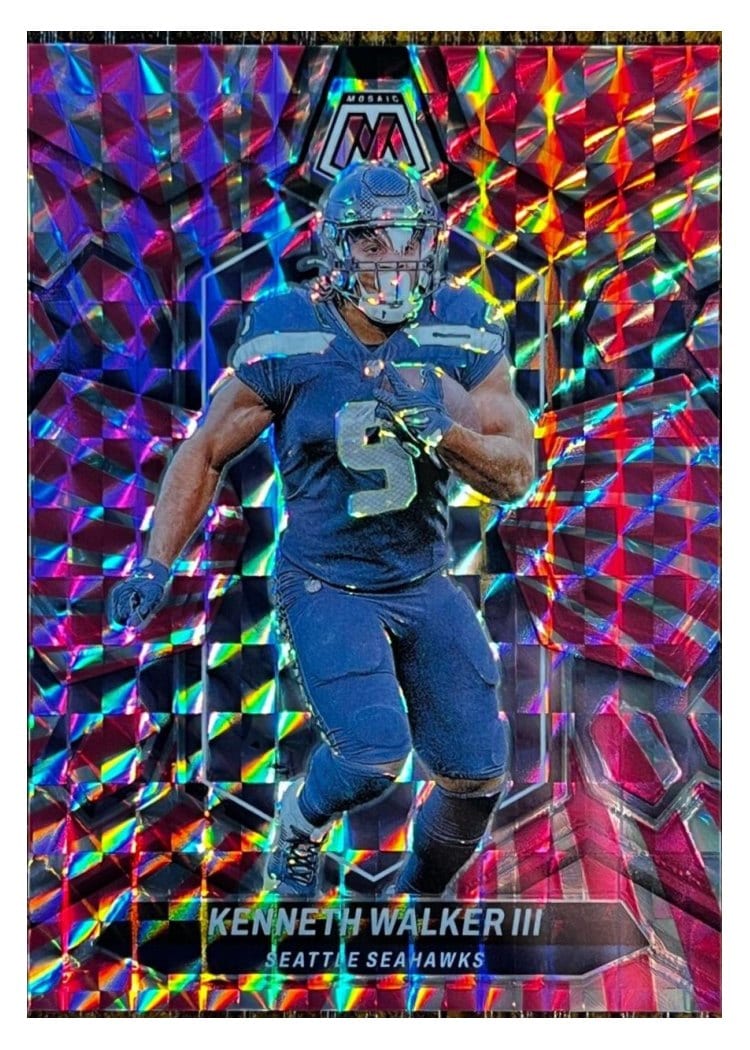 2024 Panini Mosaic Base Set Kenneth Walker III #198 card