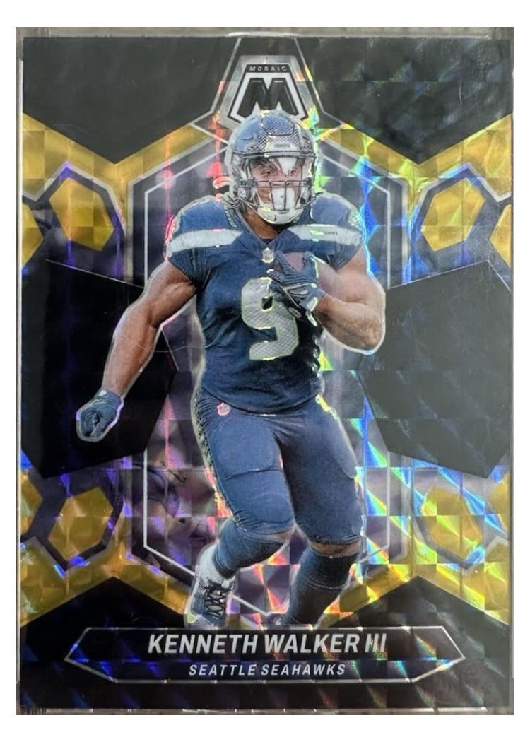 2024 Panini Mosaic Base Set Kenneth Walker III #198 card