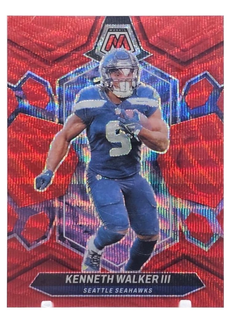 2024 Panini Mosaic Base Set Kenneth Walker III #198 card