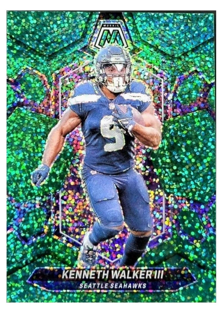 2024 Panini Mosaic Base Set Kenneth Walker III #198 card