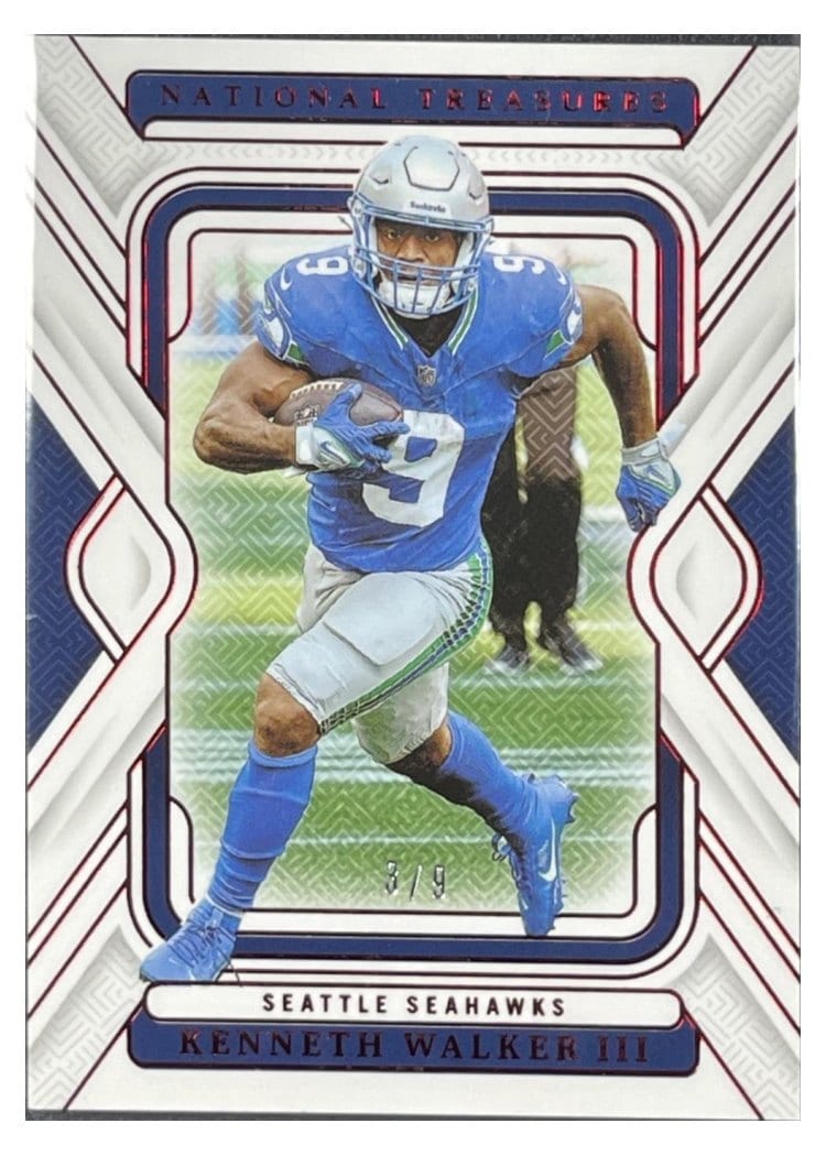 2024 Panini National Treasures Base Set Kenneth Walker III #90 card