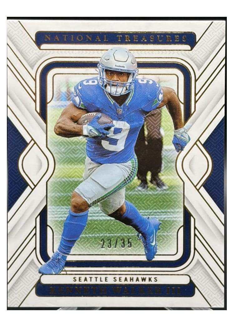 2024 Panini National Treasures Base Set Kenneth Walker III #90 card