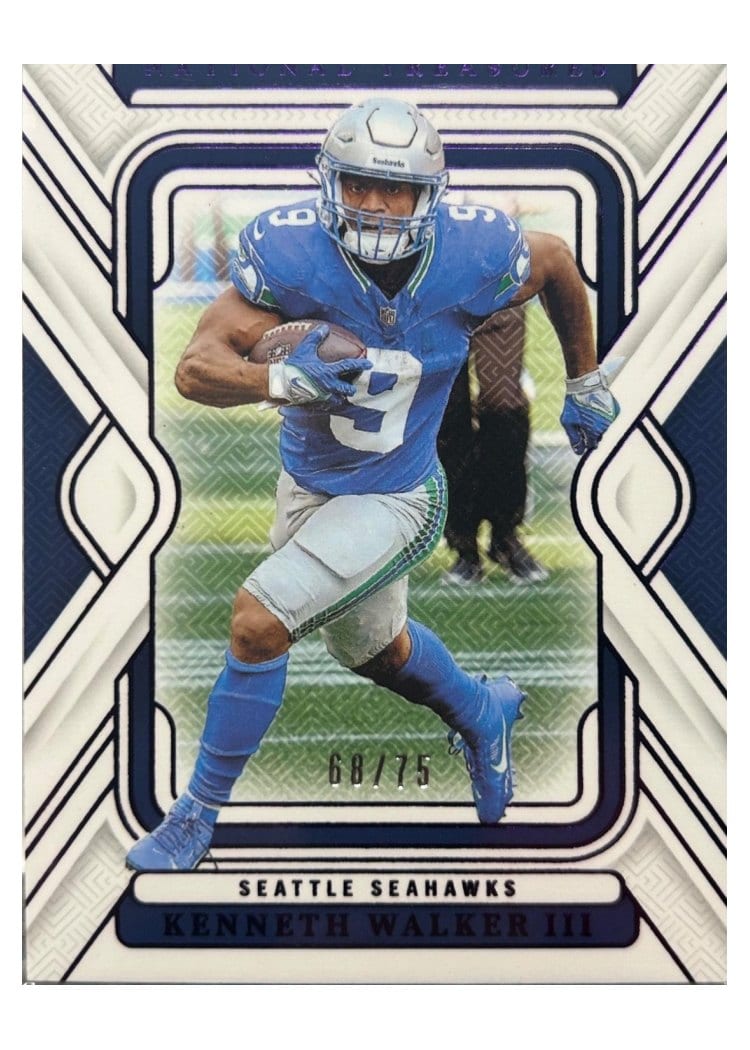 2024 Panini National Treasures Base Set Kenneth Walker III #90 card
