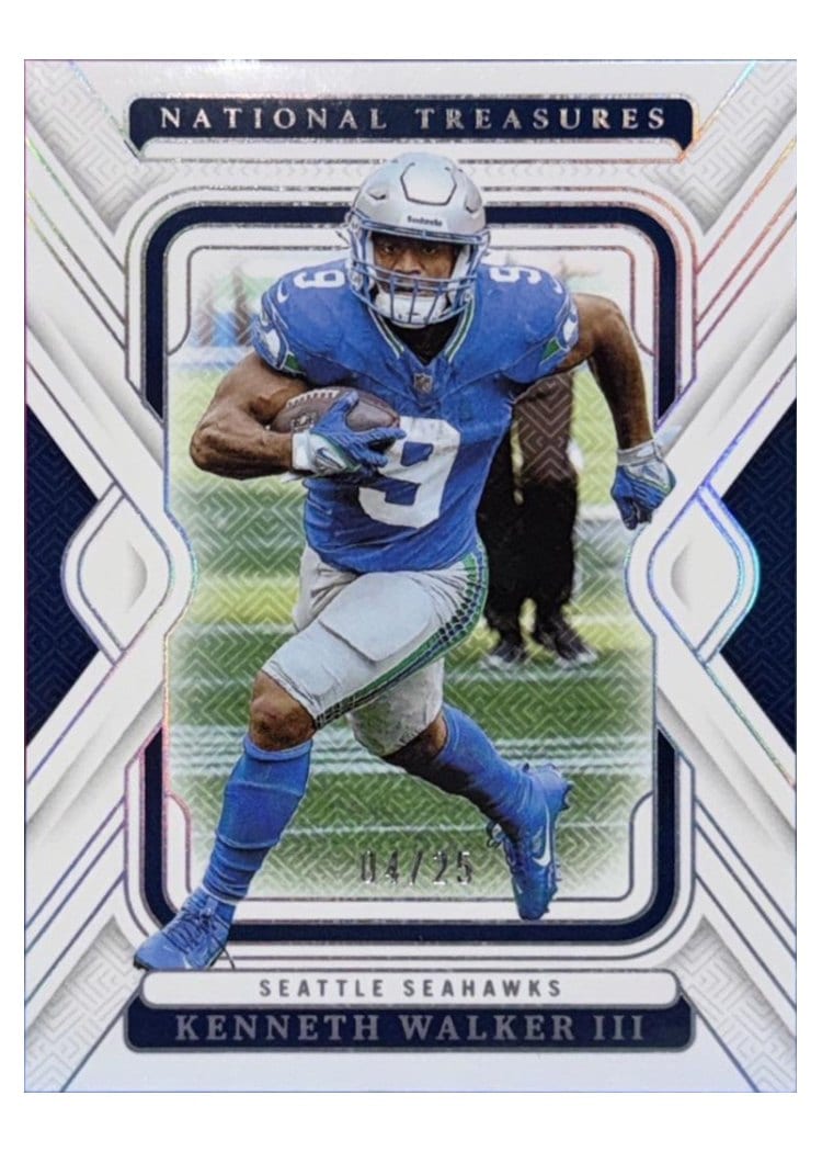 2024 Panini National Treasures Base Set Kenneth Walker III #90 card