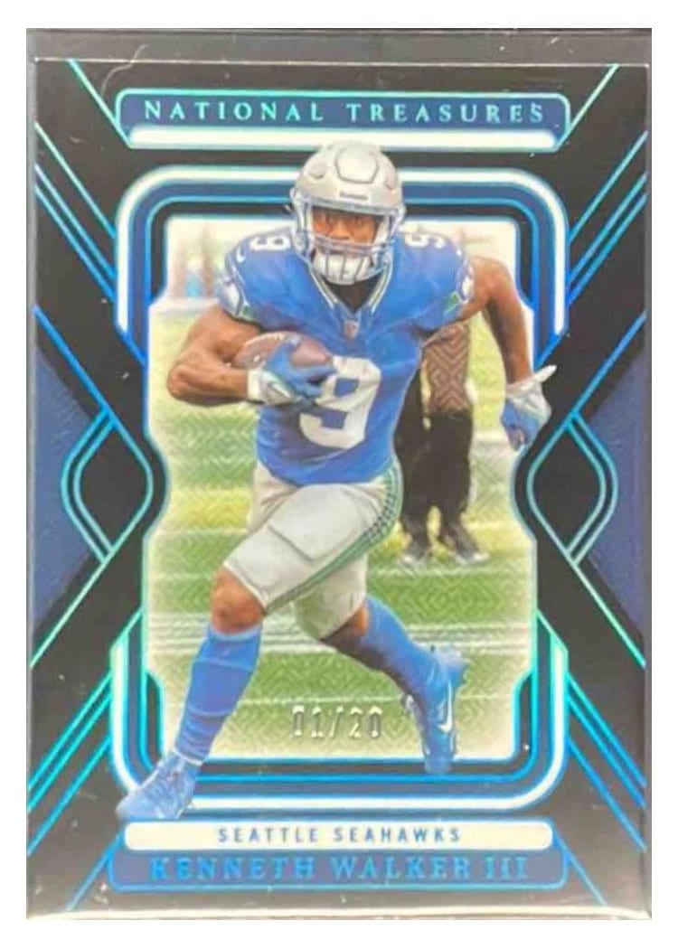 2024 Panini National Treasures Base Set Kenneth Walker III #90 card