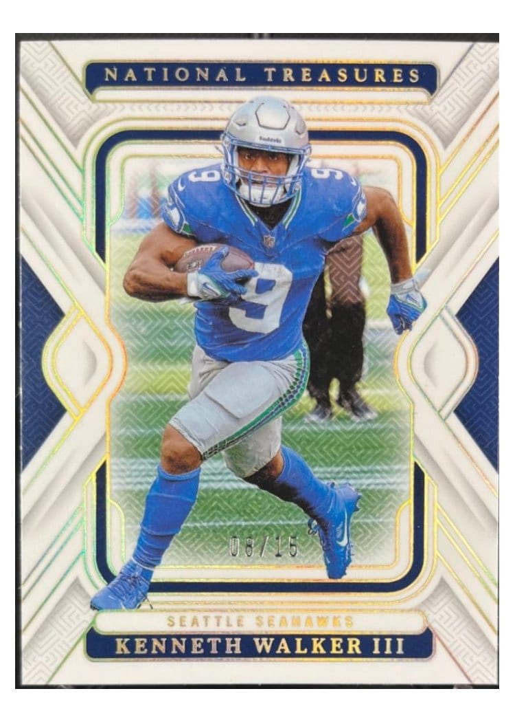 2024 Panini National Treasures Base Set Kenneth Walker III #90 card